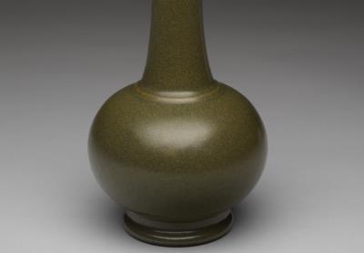 图片[3]-Long-necked vase with tea-dust glaze, Qing dynasty, Qianlong reign (1736-1795)-China Archive